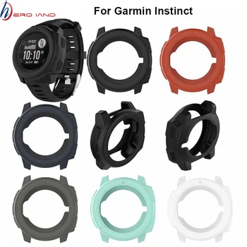 

Hero Iand Light-weight Smart Protector Case Silicone Skin Protective Case Cover For Garmin Instinct Sports Watch Protective Case
