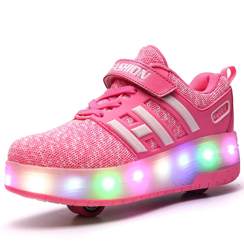 Fashion Children Roller Skate Sneakers Kids Invisible Pulley Sports Shoes LED Glowing Boys Girls Wheel Shoe Lights Toddler Shoe Fashion Children Roller Skate Sneakers Kids Invisible Pulley Sports Shoes LED Glowing Boys Girls Wheel Shoe Lights Toddler Shoe