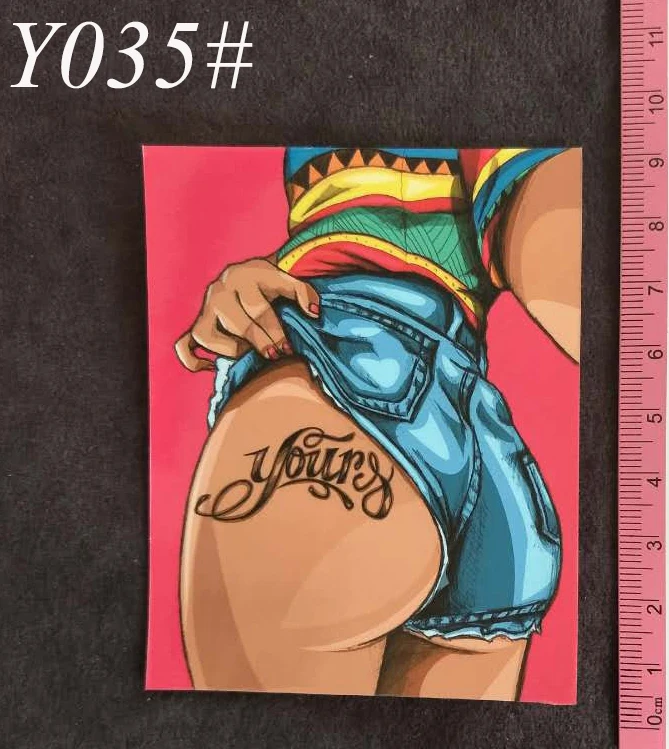 Большой стикер Y035 # Touch You ass ПВХ домашний декор холодильник Стайлинг настенный