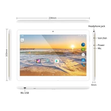 Yuntab K17 10.1 «3 г Планшеты quad-core Android5.1 сенсорный экран разблокирован смартфон с двойная камера построена в 2 гнезда для sim-карты
