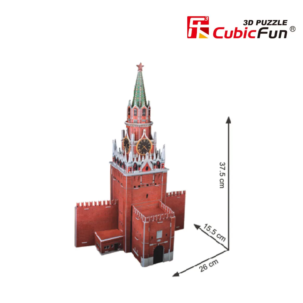 3D игрушечных моделей Cubic Fun 3D бумажная модель головоломки игра Спартак башни C118h