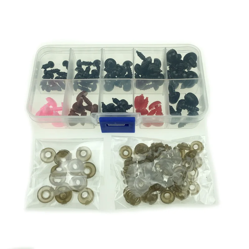 Triangle Nose w// Washer DIY Craft Doll Toy Accessories Plastic Doll Safety Eyes