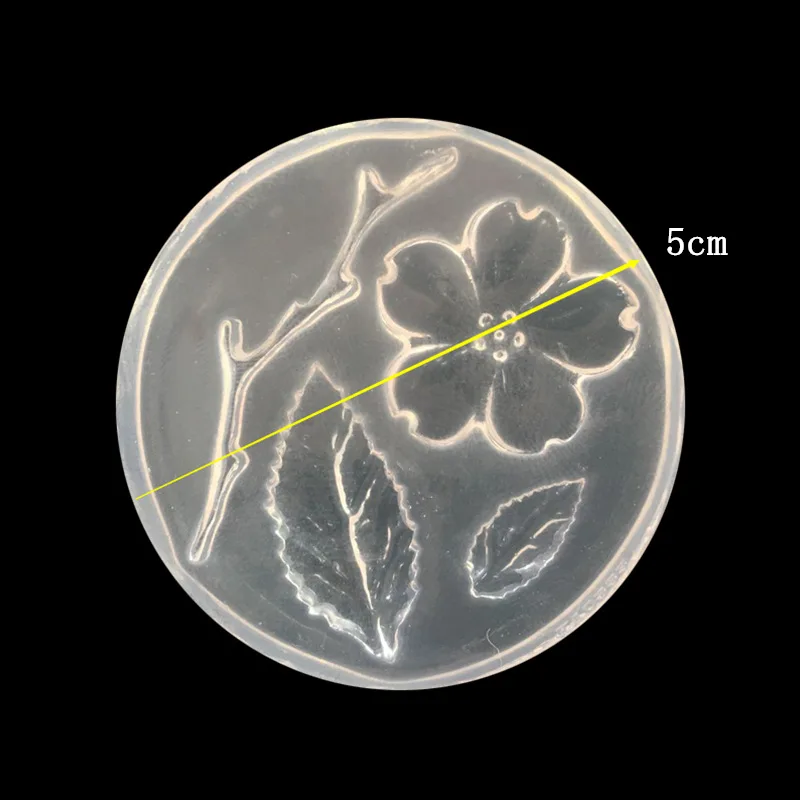 1 шт./лот многоразовые вишневые цветы ветка лист небольшой шаблон декоративные украшения ручной работы DIY Смола плесень силикагель плесень