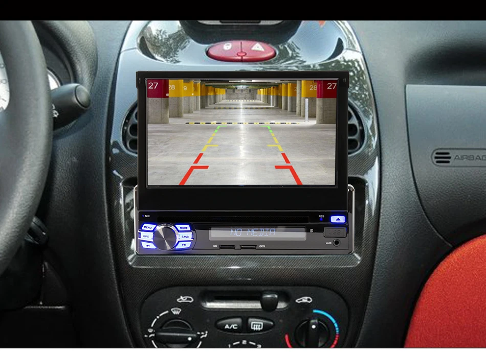 Top Eunavi 2G RAM Single 1 Din 7" Android 8.1 Car DVD Player GPS Radio Stereo Universal 1024*600 Hd Head Unit With Wifi Touch Screen 19