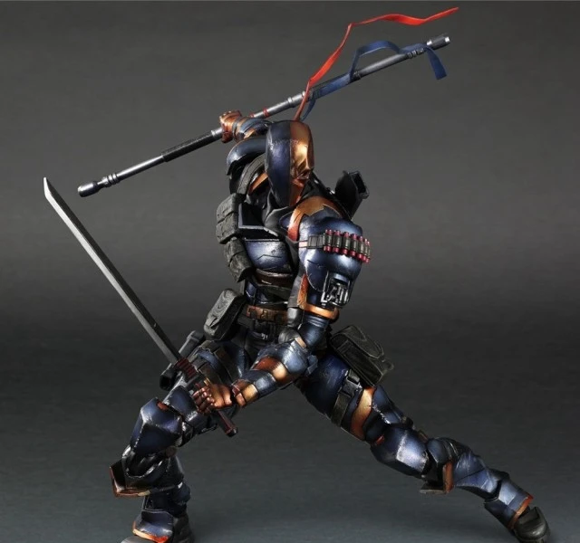 Deathstroke фигурка искусство Kai вариант Дэдпул ПВХ DC Terminator Slade Joseph Wilson 27 см
