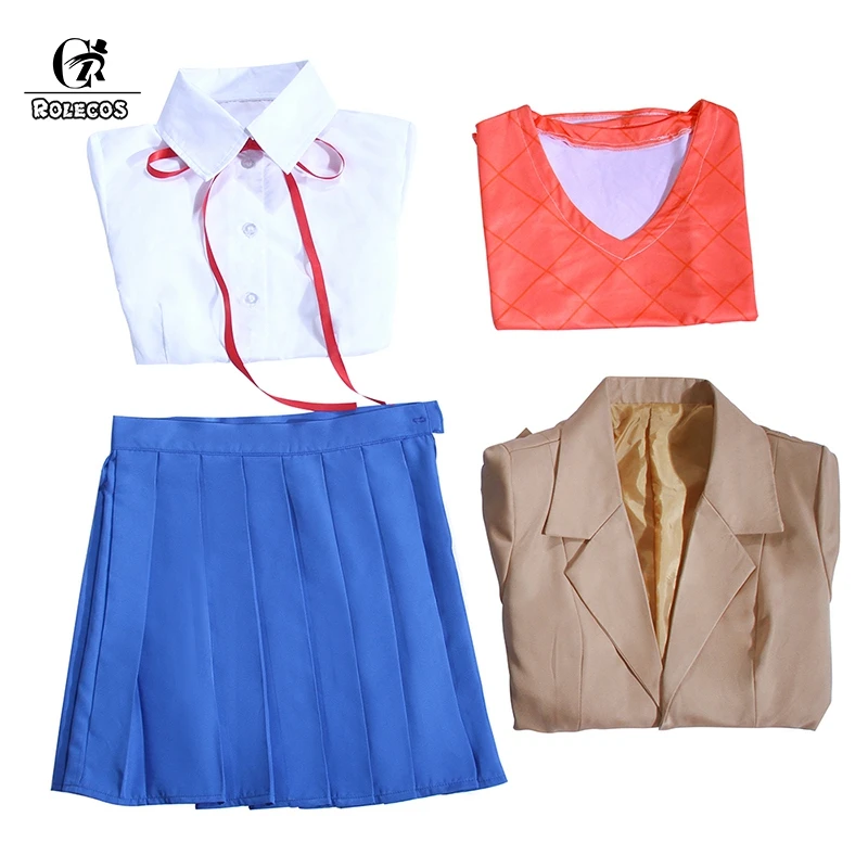 Ролексос Моника Косплей Sayori Yuri Natsuki Костюм Школьная форма Женский костюм для
