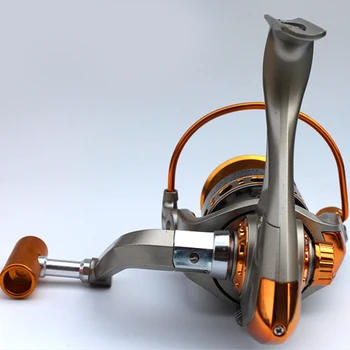 

Hot sale New Design Never Break 5.2:1 Full Aluminum Metal Spinning Boat Fishing Reel pesca Reels