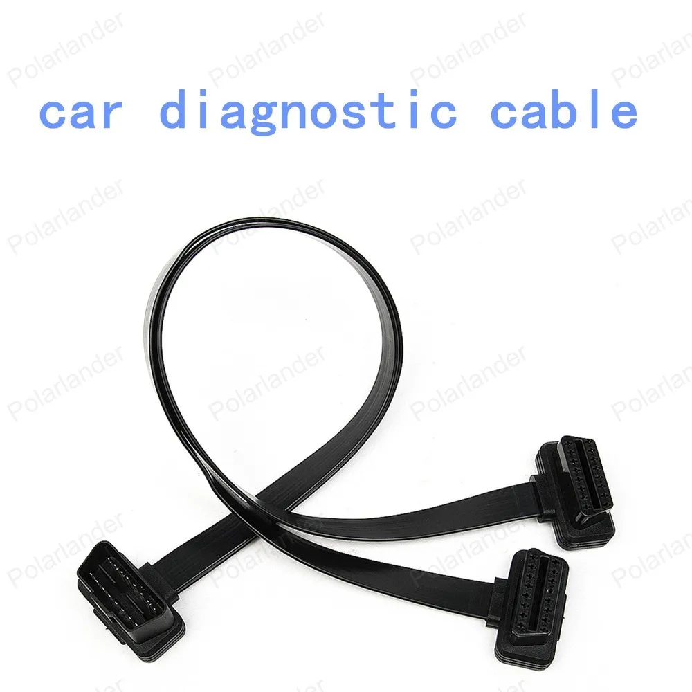 

hot!! Y Extension Car scanner cable Flat Male to Two Female Connector 16Pin Car Diagnostic Connectors 12V