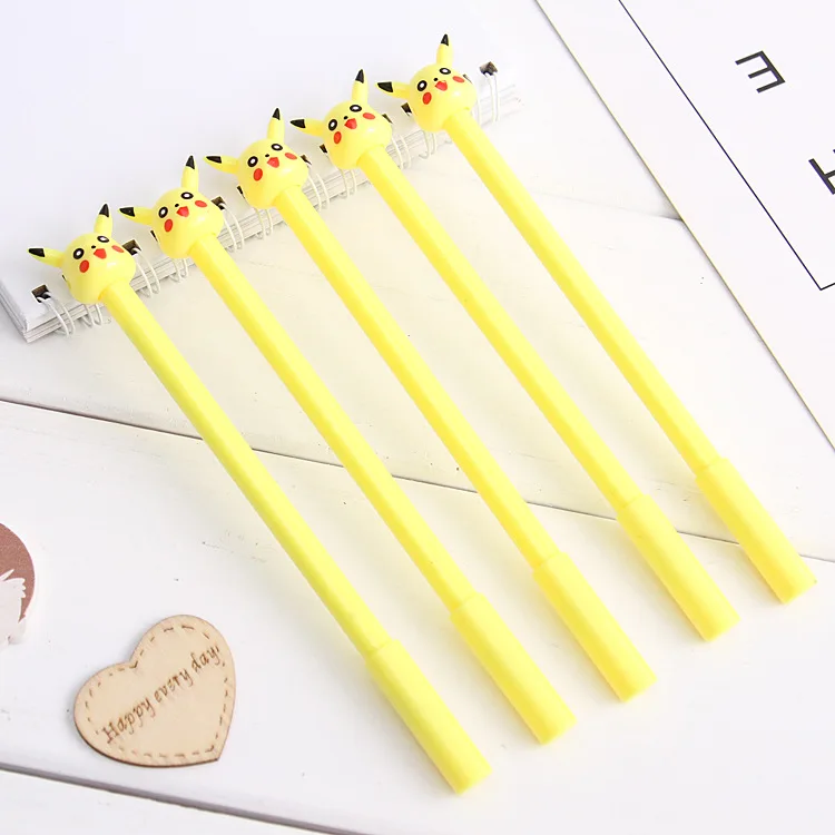 1pcs New Kawaii Pikachu Pen Out of Pencil Case Large Capacity School Write Supplies Pencil Bag Pencil Pouch Stationery