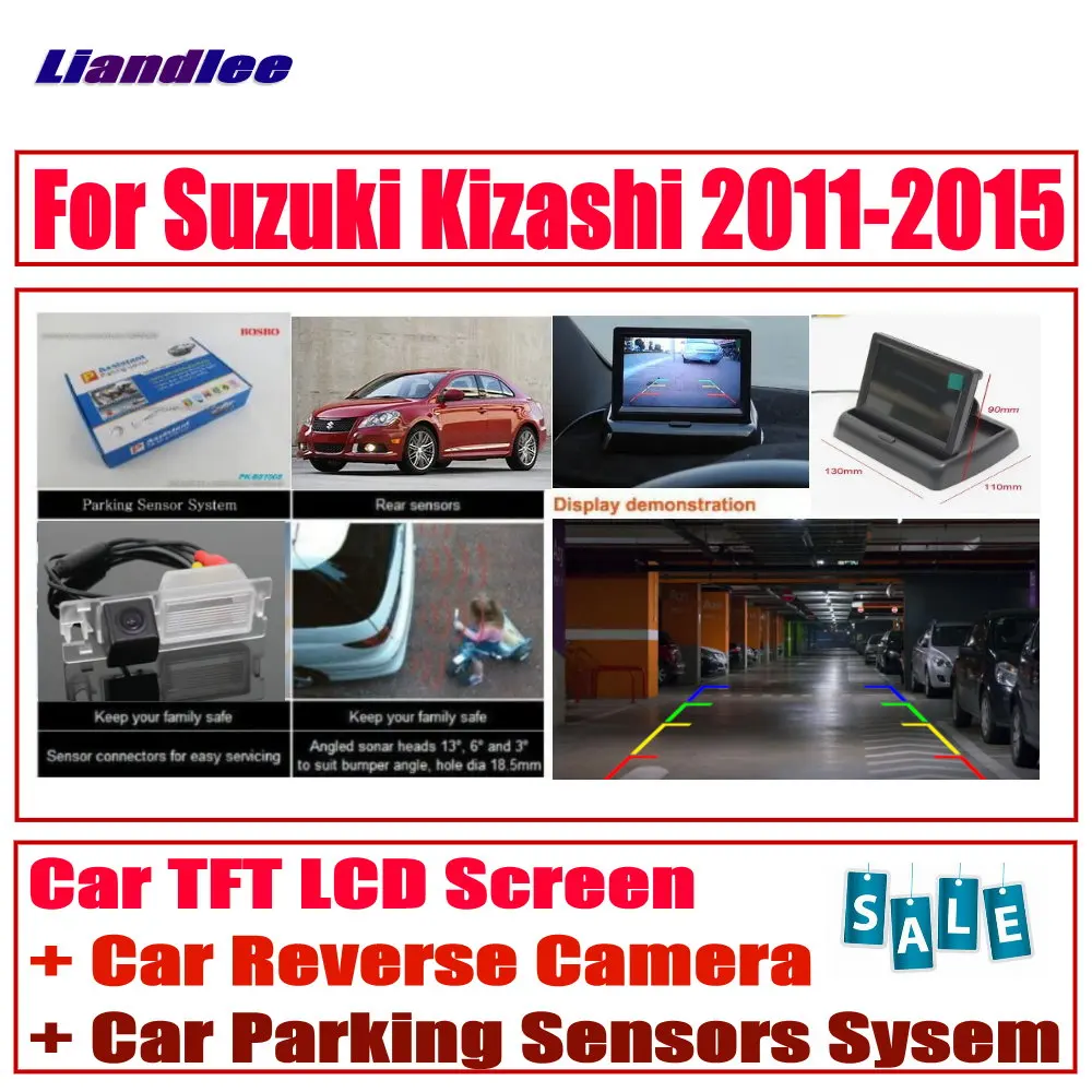 

Liandlee For Suzuki Kizashi 2011-2015 Car HD Monitor Display / CCD Reverse Rear View Camera / Digital Parking Sensors System