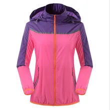 Открытый Водонепроницаемый женский тонкий дышащий анти-солнце УФ-куртка сухой быстро Сверхлегкий женский спортивный пальто из кожи