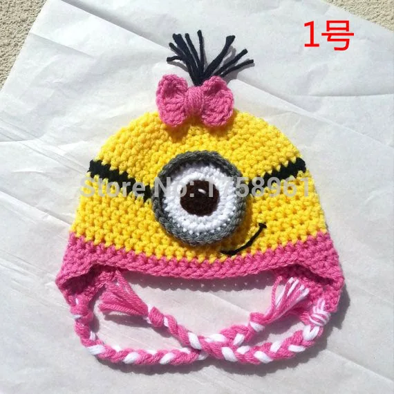crochet minion hat,toddler costume,girls clothing,christmas gifts,baby shower gift,baby items