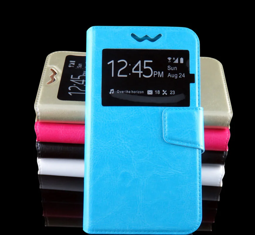 NEW cases cover PU Leather UP Down mobile Phone book case FOR SANTIN Promotion #Candy U7 Android 5.1 MTK6753 Smartphone | Мобильные