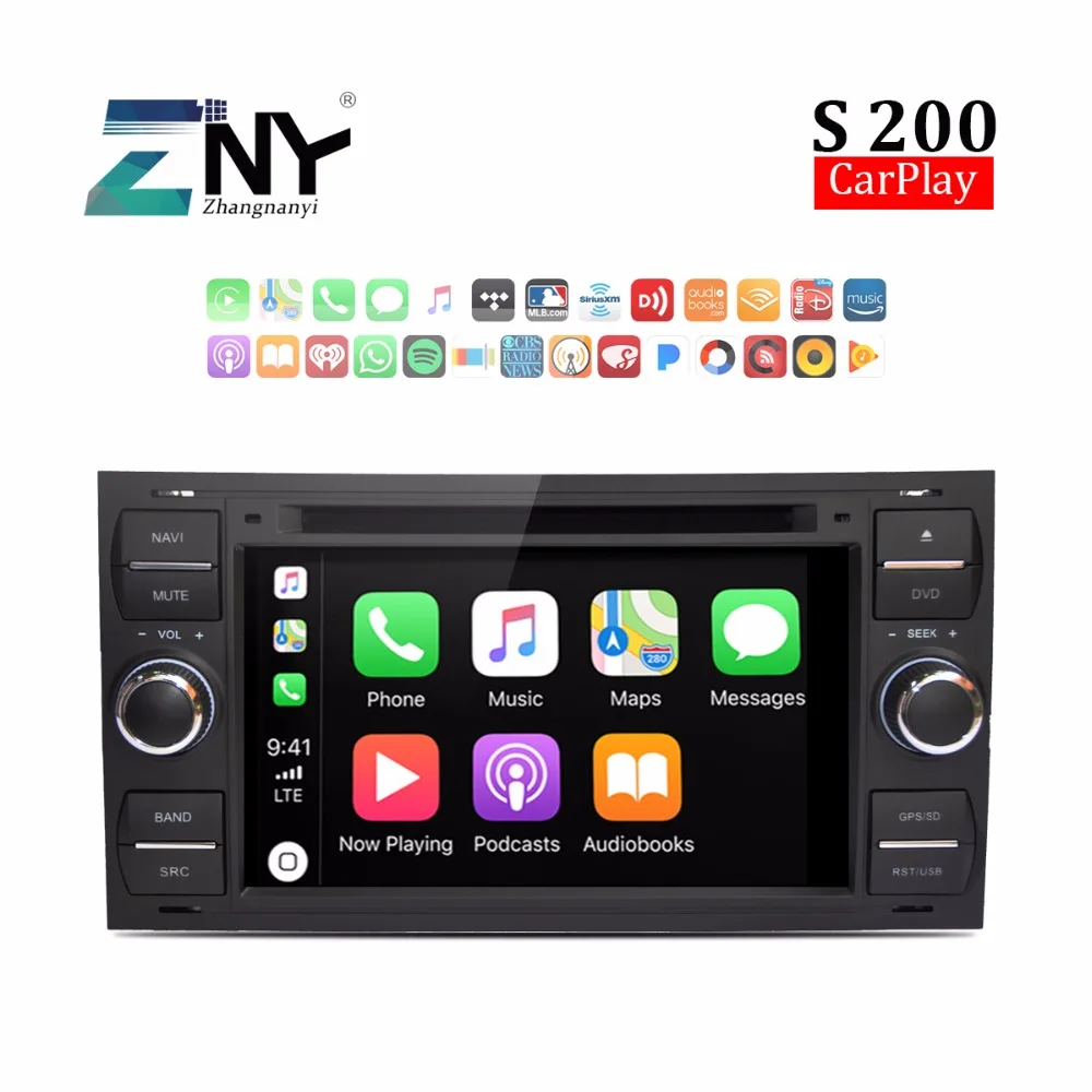 Android 8.0 Auto Radio Car DVD For FOCUS C-MAX FIESTA FUSION GALAXY TRANSIT KUGA 7&quot RDS FM Audio Video GPS Navigation Stereo |