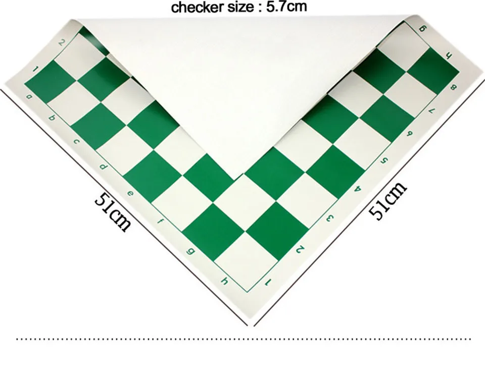 Пластик шахматы игра 35/43/51 см шахматная доска Размеры 37-47/57 мм проверки складной шашки доска Международный шахматная доска BSTFAMLY IB3