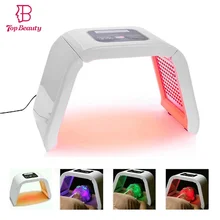 2018 New 4 Color LED Facial Mask Photon Skin Care Beauty Machine SPA PDT Therapy Skin Rejuvenation Acne Remover Anti-wrinkle ultrasonic galvanic ion led photon therapy skin care facial beauty acne wrinkle freckle remover treatment machine rechargeable