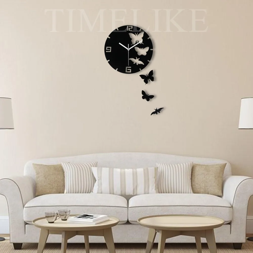 Acquista all'ingrosso online orologio da parete farfalla da ...