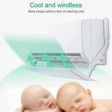 Высокое качество дропшиппинг кондиционер ветровой дефлектор Телескопический регулируемый угол Простая установка@ LS