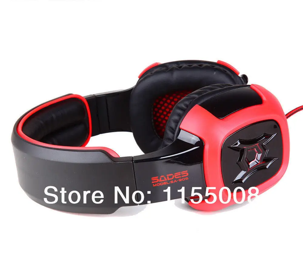 Sades 7.1 Surround Sound Headband Vibration Pro Gaming Headset Hidden