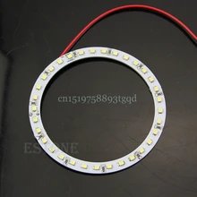 Hot 2Pcs Bright White 100mm Angel Eyes 33 SMD LED Ring Car Light#T518#