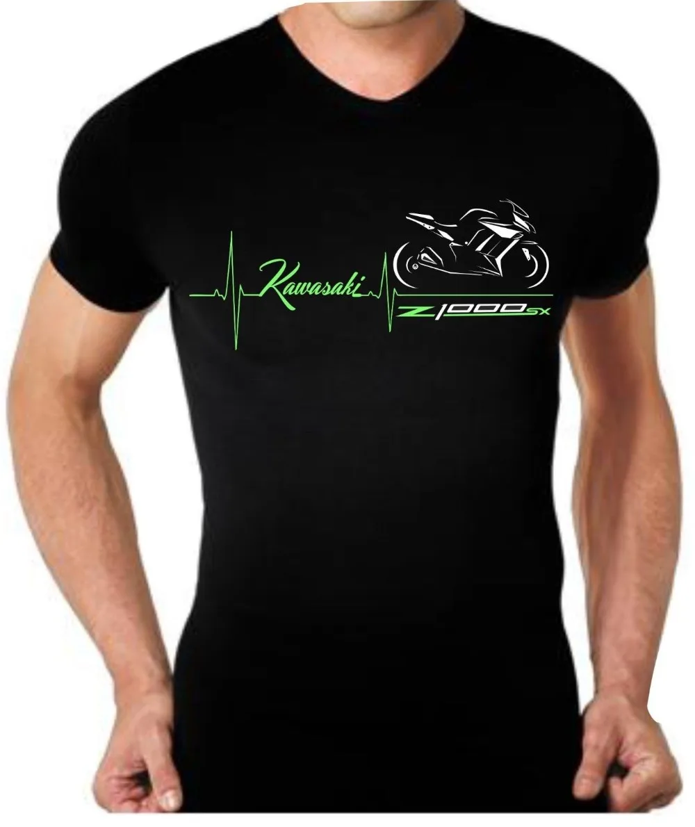 

Maglia Per Moto Motorcycle Z 1000 Sx Battito Cuore Maglietta Z1000 Sx Biker 2019 Fashion Cotton Short Sleeve Hipster T shirts