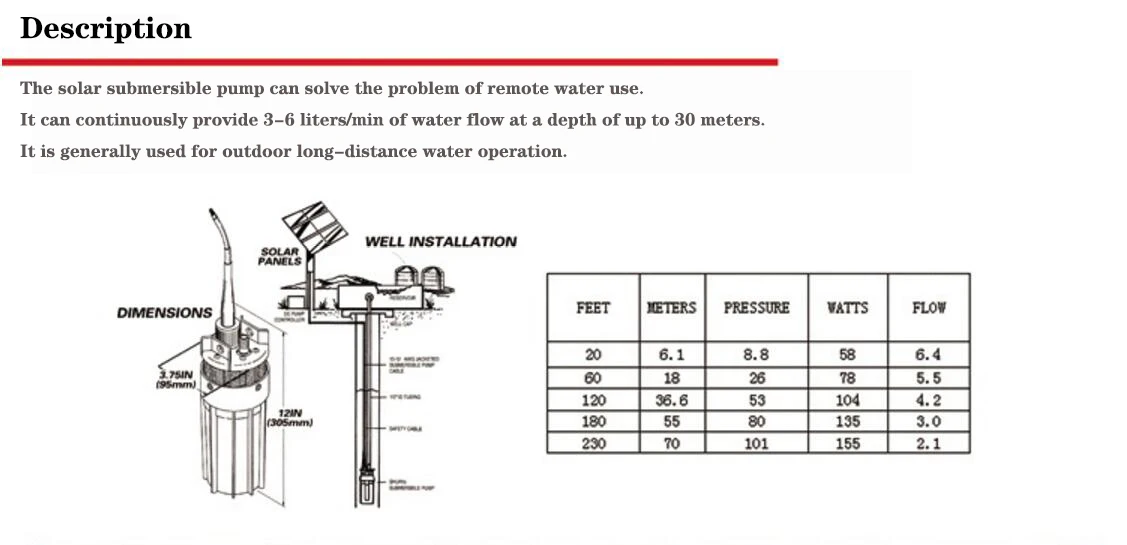 12 В/24 В большой поток Лифт = 70 м Мини погружной солнечной энергии Водяной насос Автомойка Трюмный очистка открытый сад глубокая скважина 12 24 В