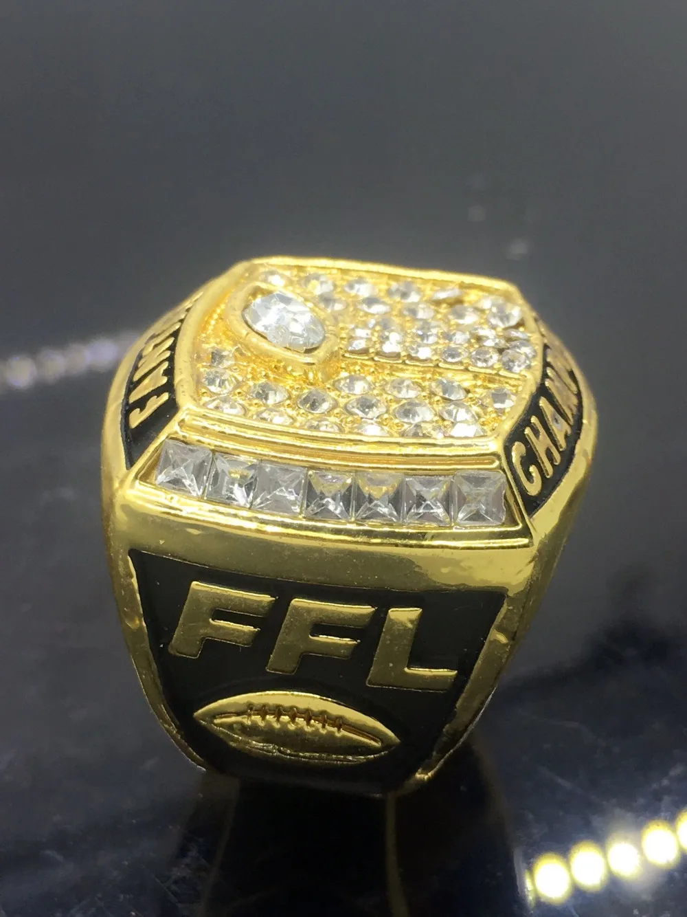 2021 2017 Fantasy Football Championship Ring Trophy Prize Super Championship Ring For Fans Size