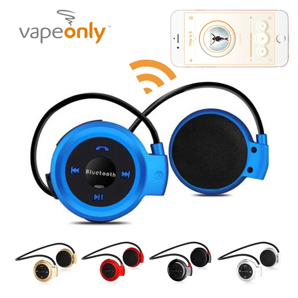 Vapeonly 503 Mini Bluetooth Headphone w/Handsfree MP3 Player Wireless Stereo Sport Headset Support TFCard FM Headband Headphone 
