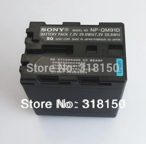 

1 Piece 100% Original For SONY NP-QM91D 7.2V 440mAh Camera Rechargeable Battery No Retail Box