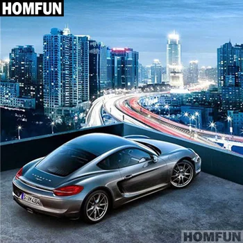 

HOMFUN Full Square/Round Drill 5D DIY Diamond Painting "Car & city" 3D Embroidery Cross Stitch 5D Decor Gift A01046