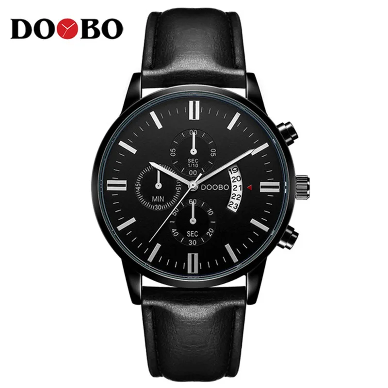 Top Brand Luxury Chronograph Quartz Watch Men Sports Watches Military Army Male Wrist Watch Clock TEND relogio masculino - Цвет: D025 blackblackblack