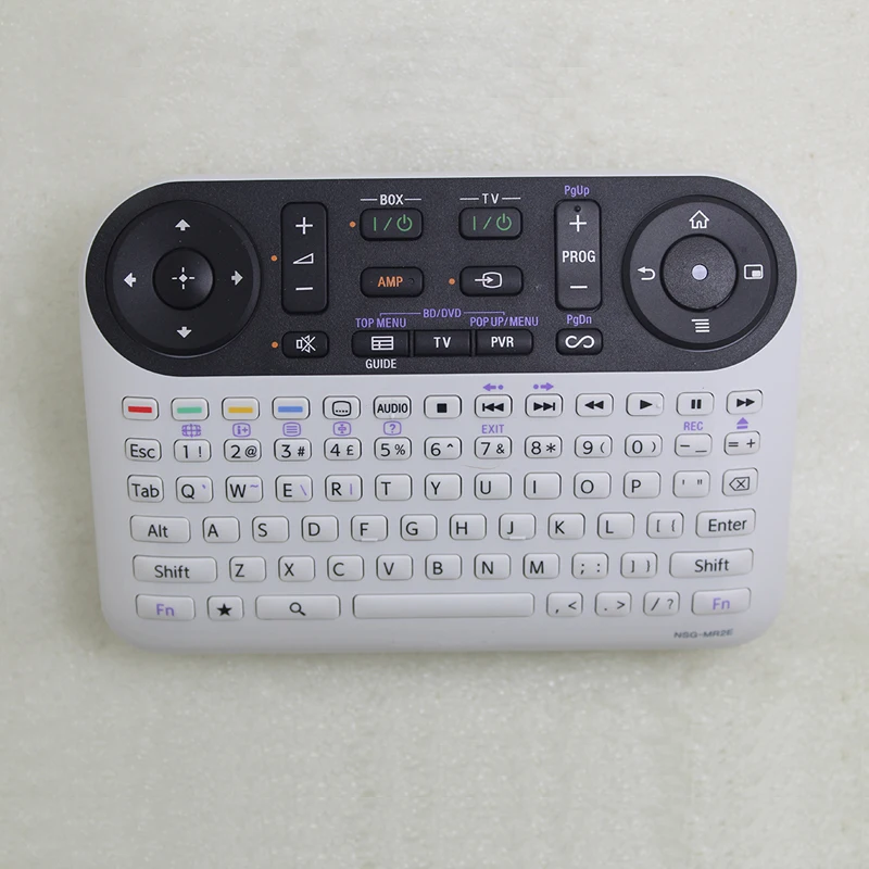 NSG MR2E клавиатура Qwerty с дистанционным управлением для Sony BluRay NSZ GT1 Google TV|Пульты ДУ| |