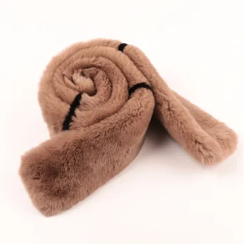 

Fashion Simple Women's Rabbit Fur Necklace Scarf Fluffy Winter Imitation Rabbit Fur Scarf Gift Winter Shawl Scarf.