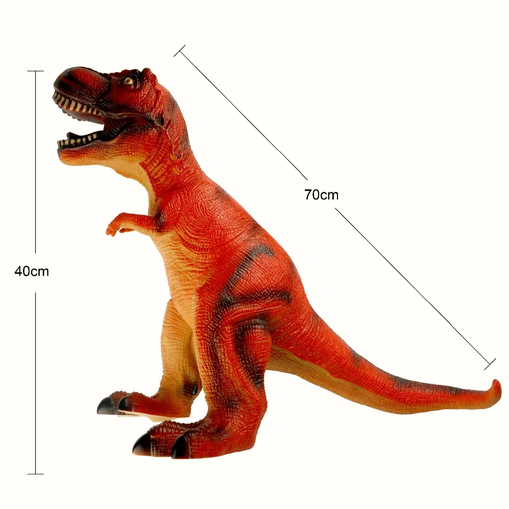 Большой размер Парк Юрского периода Динозавр фигурки мягкие спинозавр Стегозавр тираннозавр рекс аниме Модели подарки на день рождения для мальчика игрушка