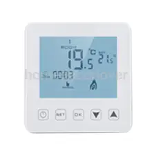 HY08WE-4 Wi-Fi 7 раз программируемый сенсорный термостат с Geofencing праздничный режим Длительное нажатие для настройки доступа