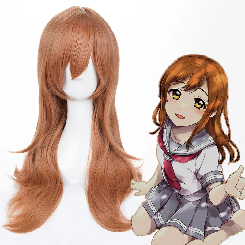 Anime Love Live Cosplay Wigs Kunikida Hanamaru Heat Resistant Synthetic Wig Hair Halloween Party Women | Тематическая одежда и