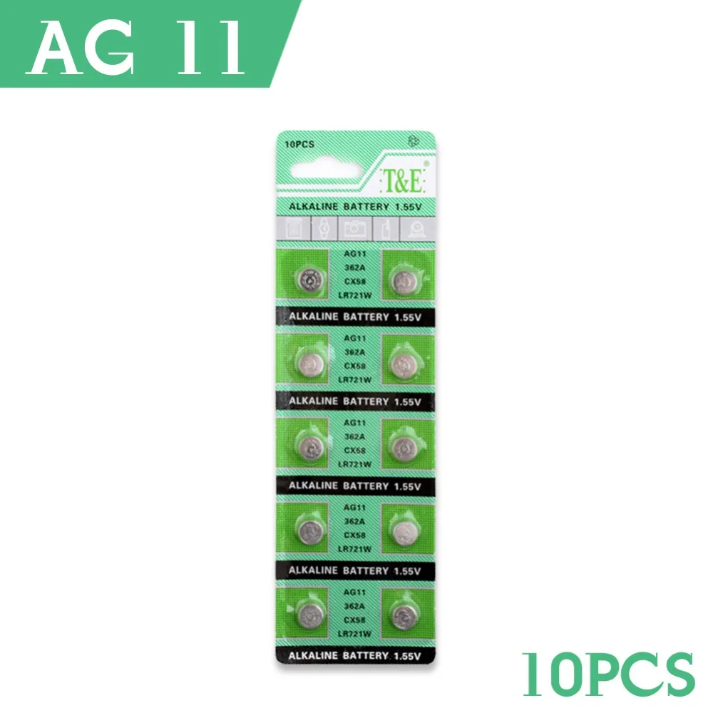 

YCDC YCDC For watch Button Battery 20 Pcs AG11 362 SR721SW SR58 TR721 Alkaline Coin Cell Button Batteries For Watch 51% off