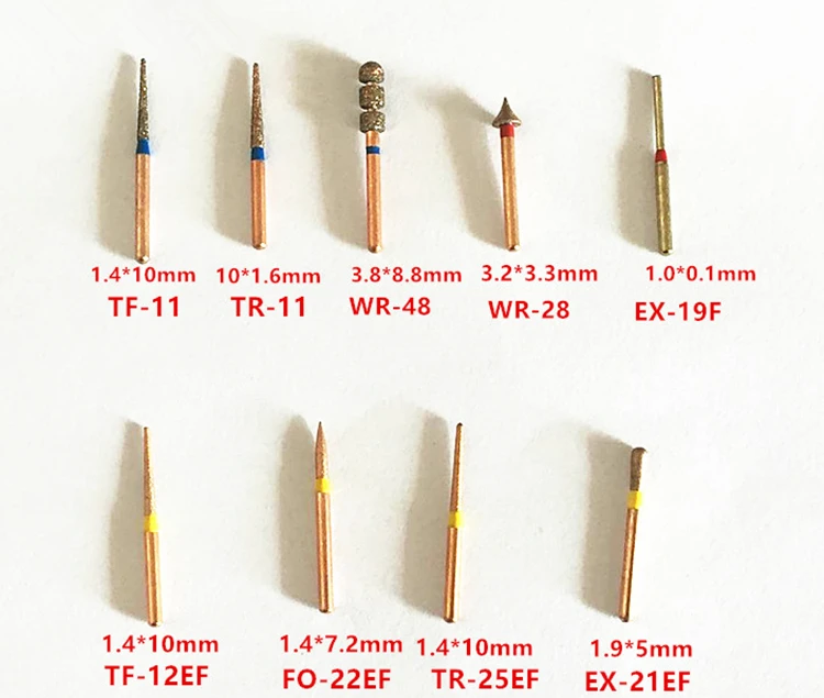 Стоматологическая подготовка боров фарфоровый шпон стоматологический скоростной FG алмазный Бур