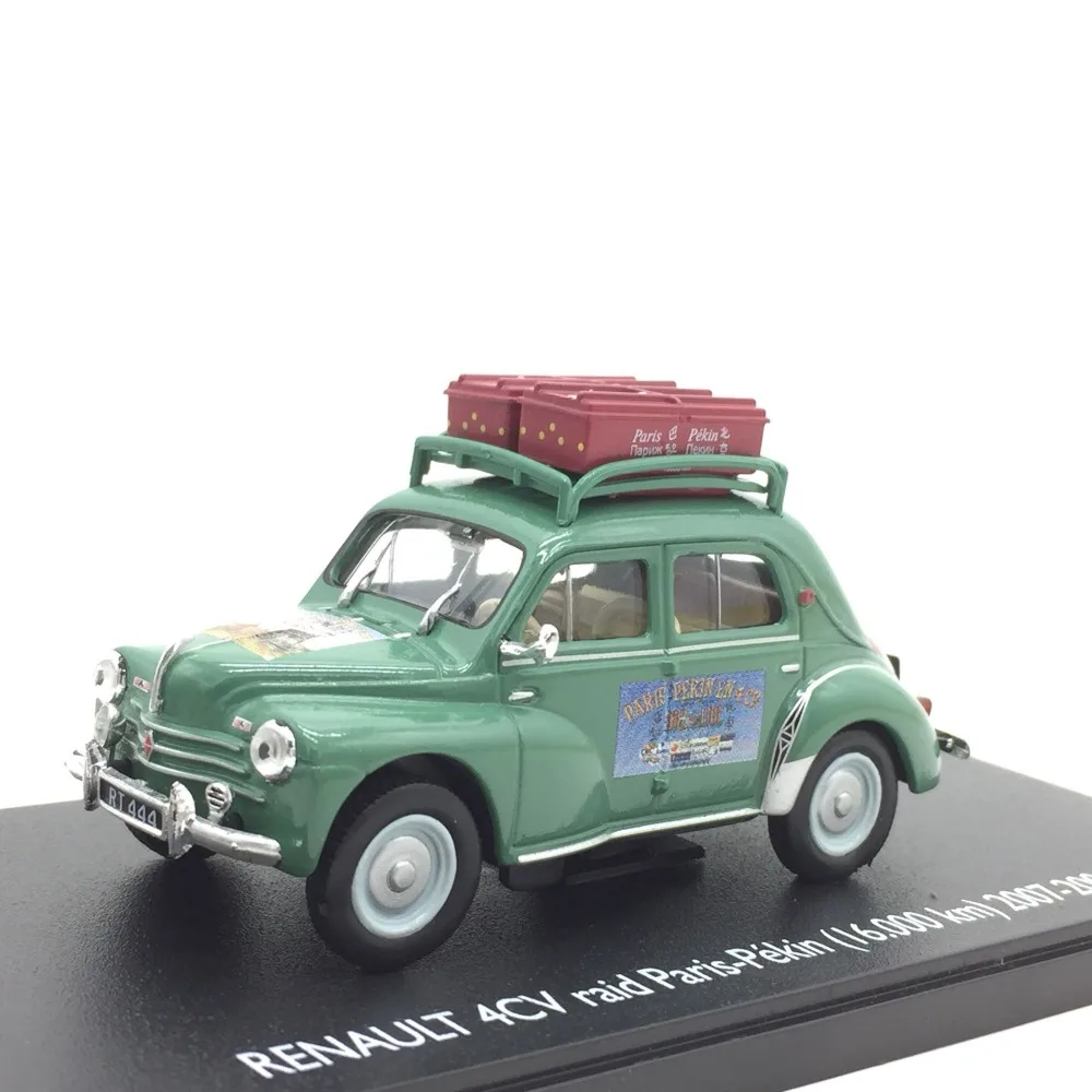 Высокая имитация Renault wagon 4CV модель автомобиля, 1:43 сплав автомобиля игрушки, металлические ролики, Коллекционная модель