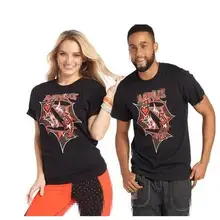 Новая женская Одежда для танцев гипер расплава сетки Длинные Топы спортивные бег футболка T103