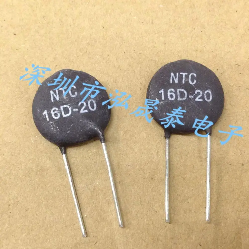 Новый оригинальный терморезистор DIP-2 10 шт./лот MF72 16D20 NTC 16D-20 20 мм | Электроника