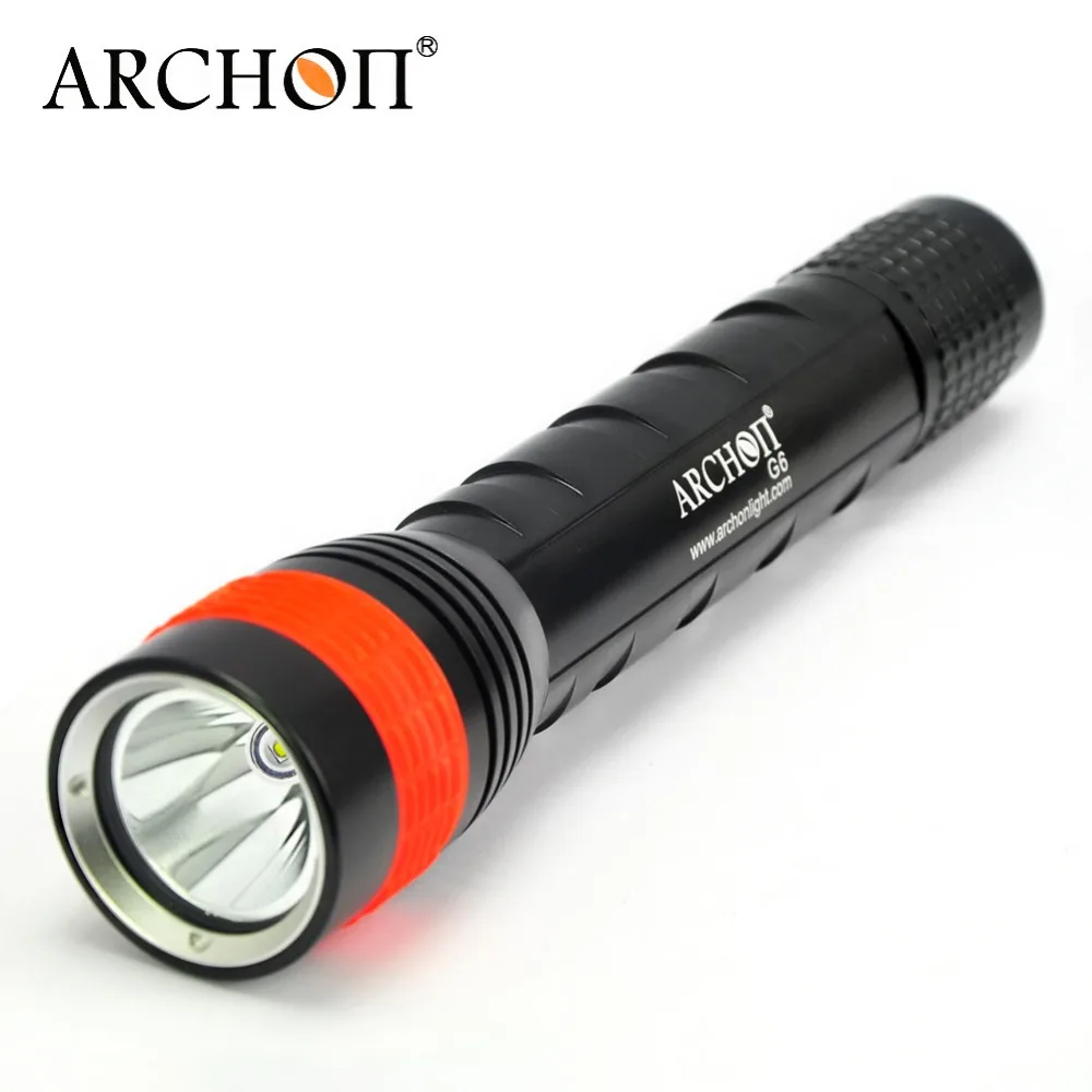 ARCHON G6 водонепроницаемый IP68 650 люмен дешевый фонарик для дайвинга|diving flashlight|flashlight