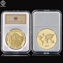 Petra Jordan, nouveau jouet des sept merveilles du monde, modèle de pièce de monnaie commémorative asiatique à collectionner, avec affichage de porte-capsules