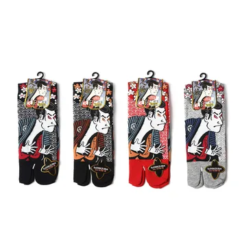 

YOOWALK kimono man sandal short socks Unisex Socks Cotton Split Toe Socks flip flop socks tabi