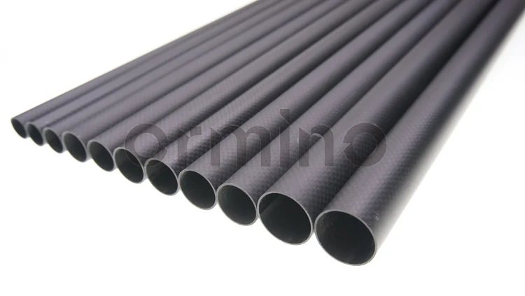 x4.3K Carbon Fiber Tube pipe carbon fiber rod Drone kit 18mm 20mm 25mm 30mm Quadcopter Frame arm Landing Gear build your own drone