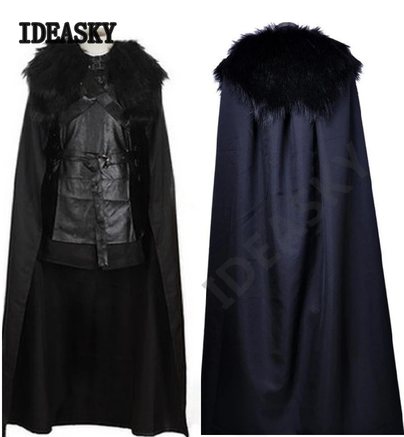 Ночной король косплей Игра престолов костюм melisandre lannister jon snow daenerys куртка для