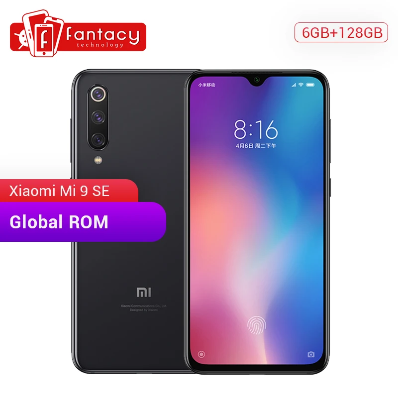 

Global Rom Xiaomi Mi 9 SE Mi9 SE Snapdragon 712 Octa Core 6GB 128GB 5.97" AMOLED FHD Display Smartphone 48MP Triple Cameras