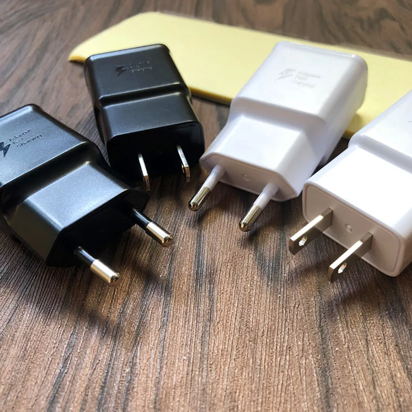 Оригинальное качество oem 9V-1.67A 5 V 2A США/ЕС Plug Быстрая зарядка Travel adapter Быстродействующее зарядное устройство для S10 S9 S8 S7 iPhone