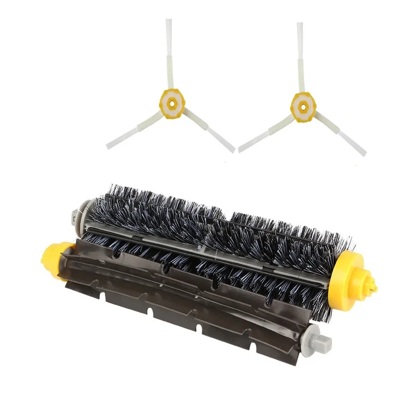 

1 Bristle Brush +1 Flexible Beater Brush + 2 Side Brush for IRobot Roomba 600 700 Series 760 770 780 790 Vacuum Cleaner Parts