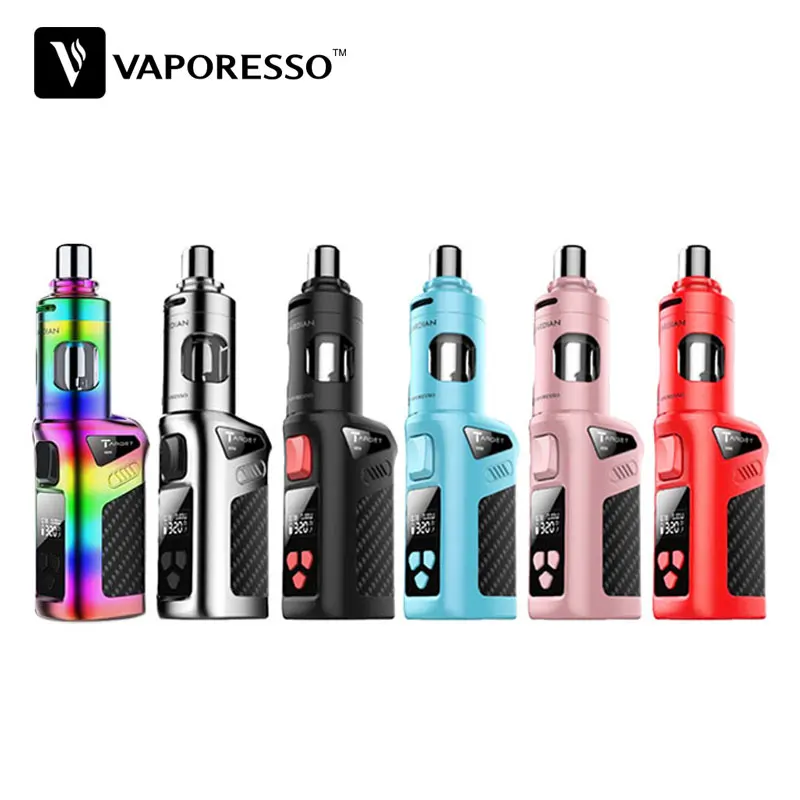 Najtaniej Oryginalny 40W Vaporesso TARGET Mini rozrusznik tc zestaw z 2ml strażnik zbiornika 1400mAh baterii cel serii mały rozmiar E zestaw do papierosów Mini